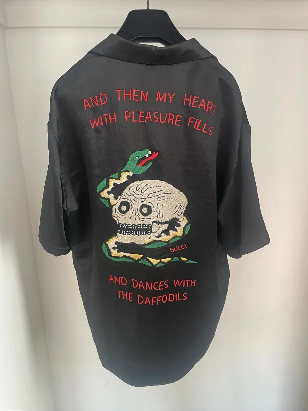Gucci Acetate Skull Dress Shirt